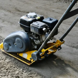 Heavy-Duty Vibratory Single-Drum Soil Compactor with Padfoot Shell Kit