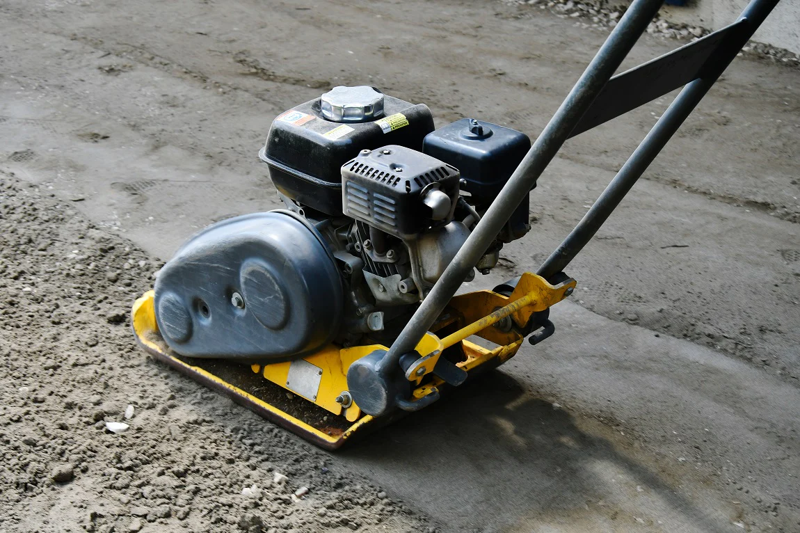 Heavy-Duty Vibratory Single-Drum Soil Compactor with Padfoot Shell Kit