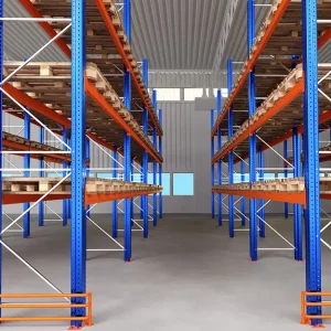 Heavy-Duty Industrial Selective Pallet Racking System for High-Density Warehouse Storage